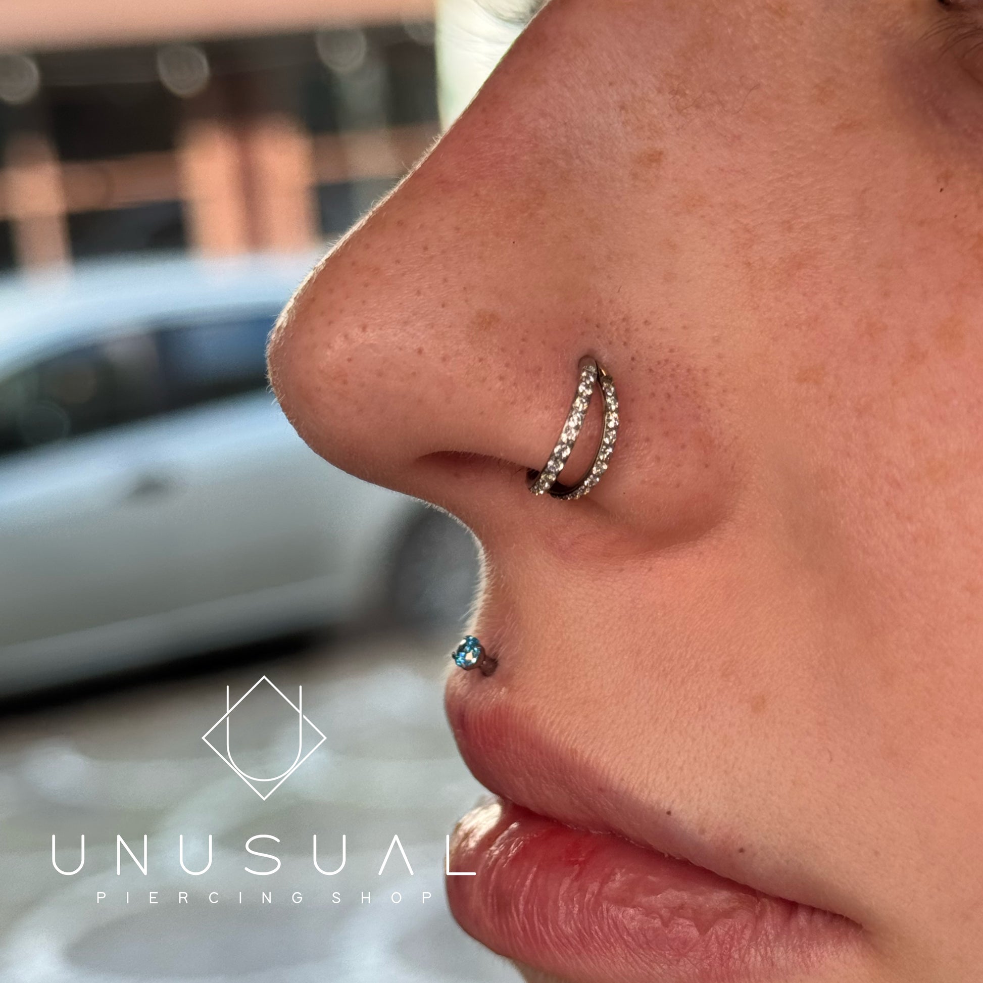 Piercing Naso: Nostril E Septum In Titanio E Acciaio - Foto 7