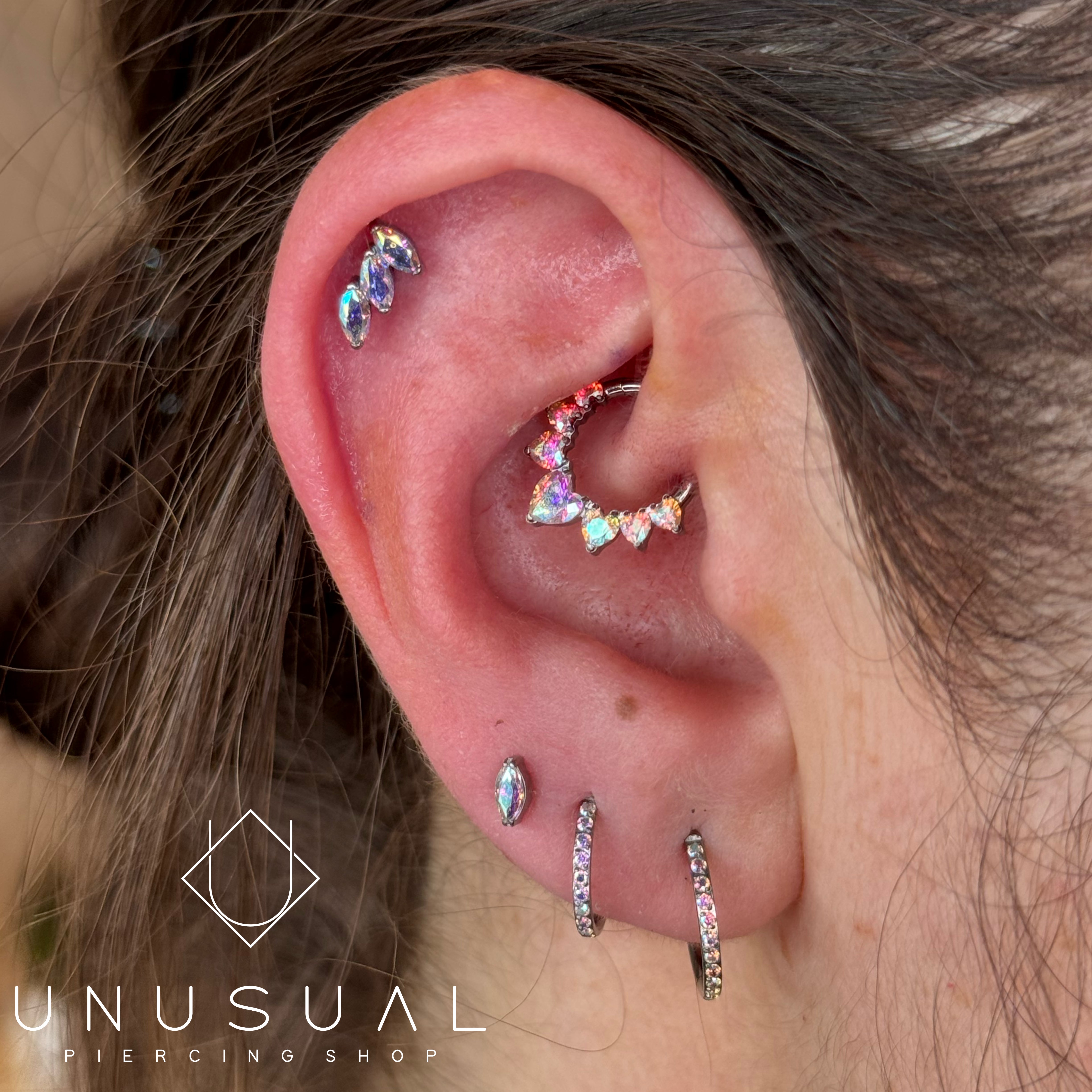 Sparkling Clicker | Piercing Titanio