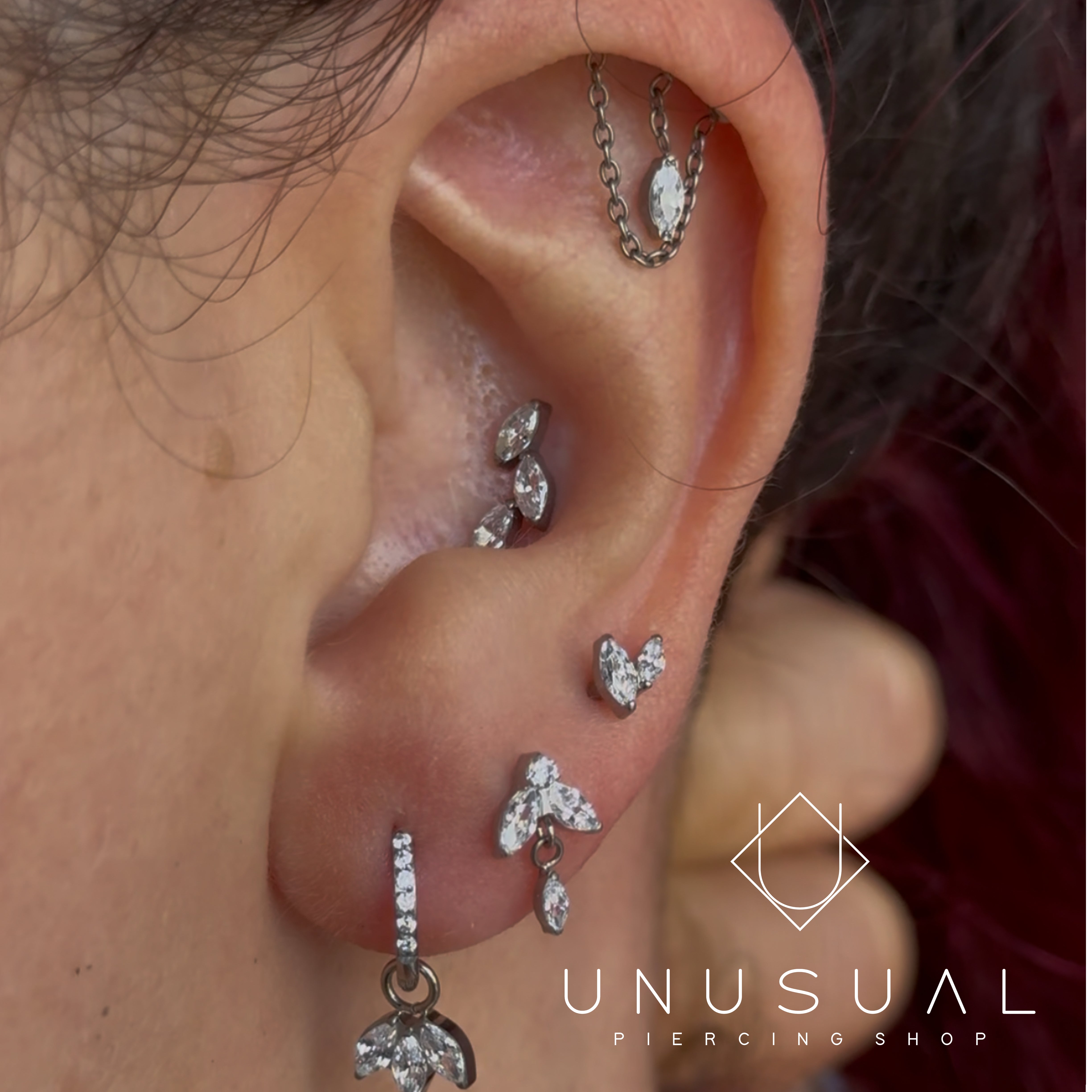 Jenna | Flat Piercing Titanio - Unusualpiercingshop.com