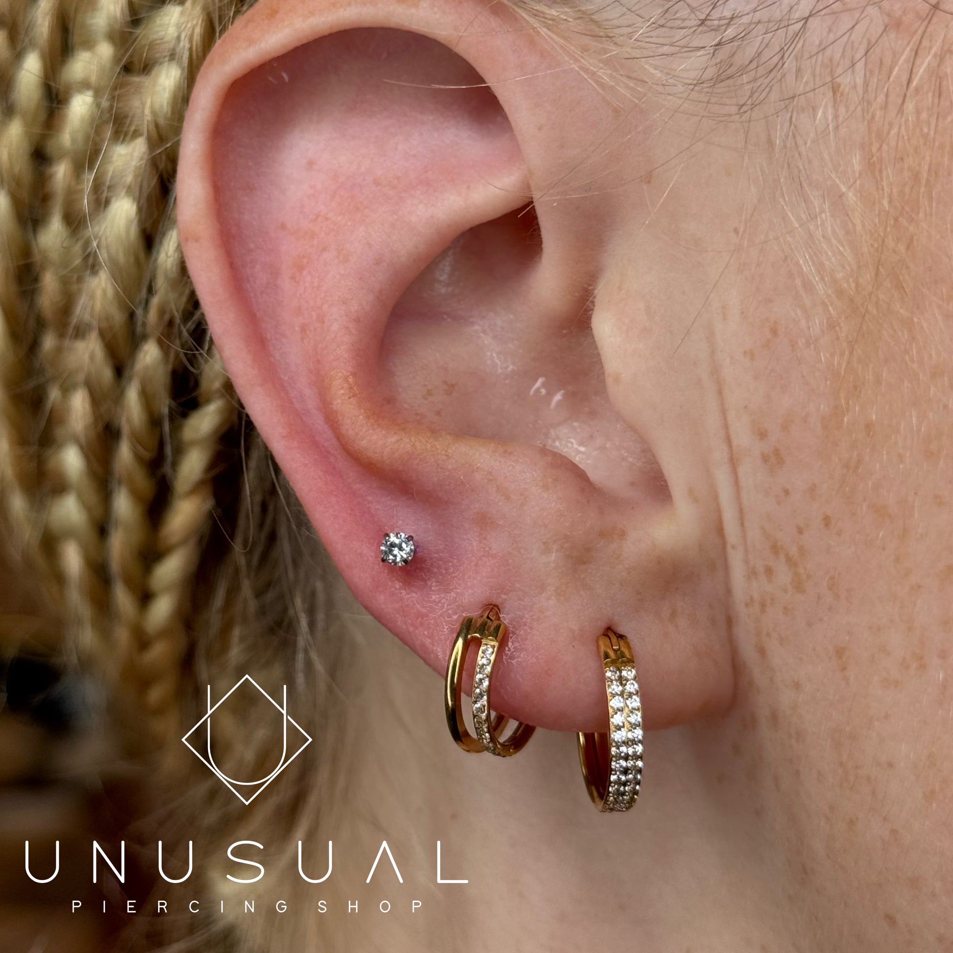 Look Like Two | Clicker Piercing Titanio