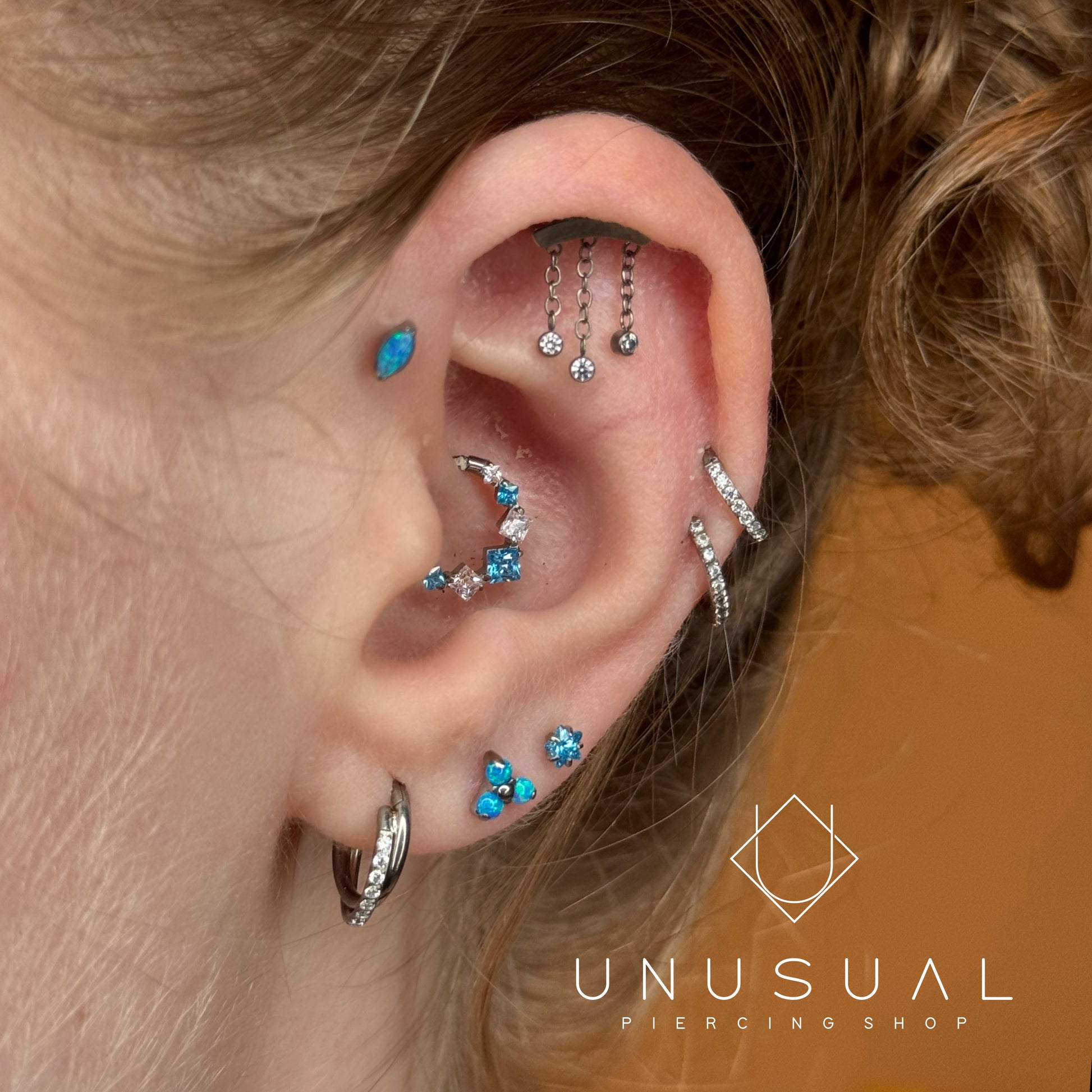 Opal Trilogy | Piercing Titanio - UnusualPiercingShop.com