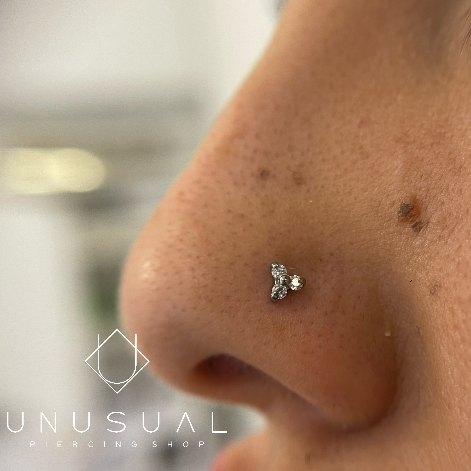 White Trilogy Piercing - UnusualPiercingShop.com