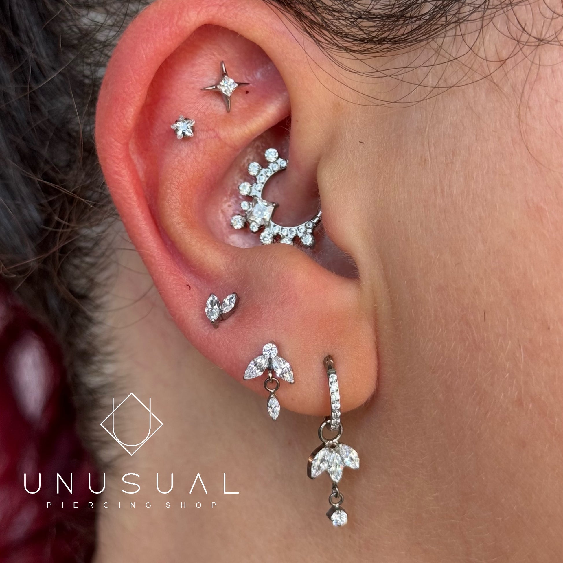 star | piercing titanio - UnusualPiercingShop.com